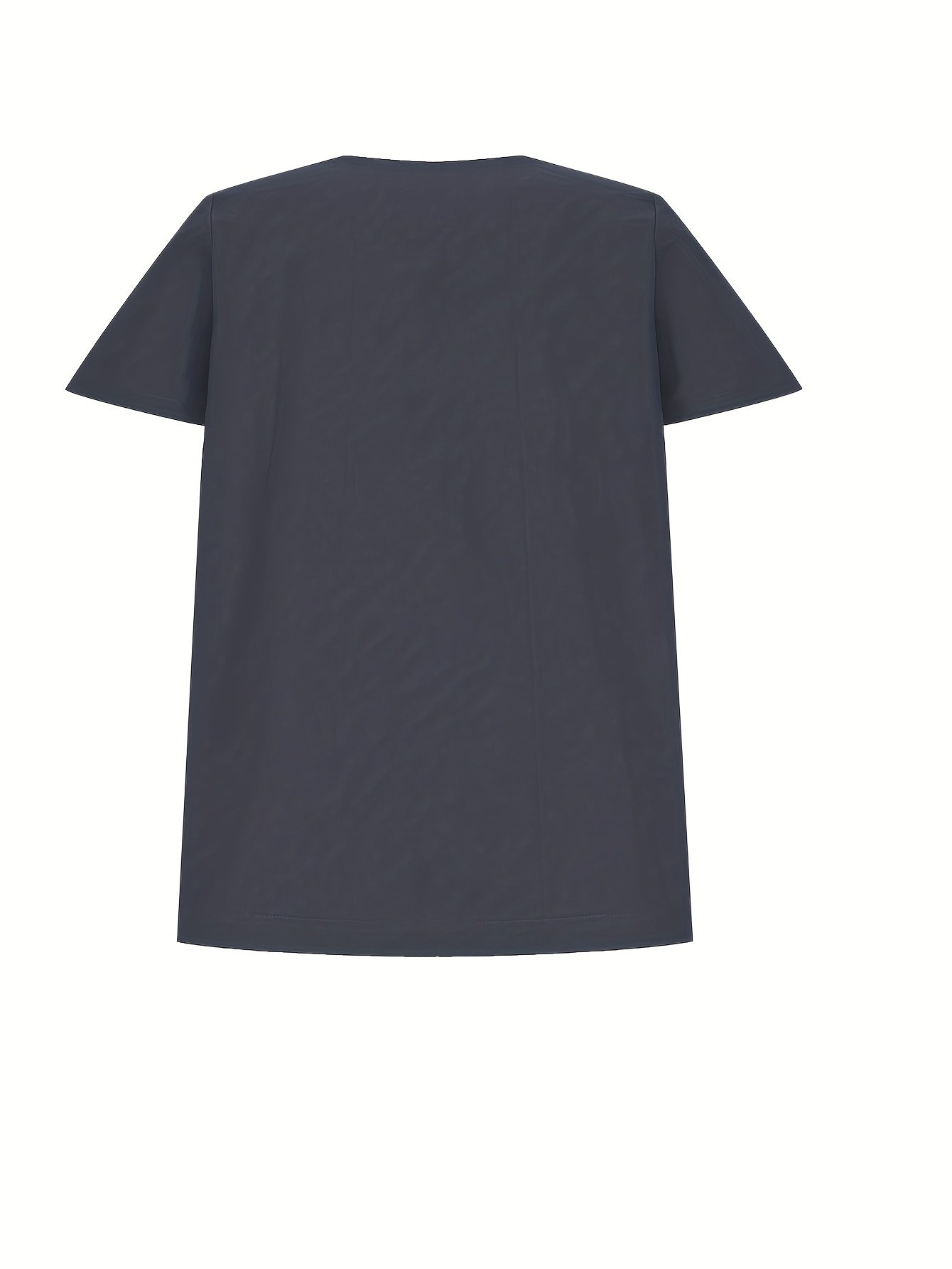 Crew Neck Short Sleeve T-Shirt For Spring & Summer