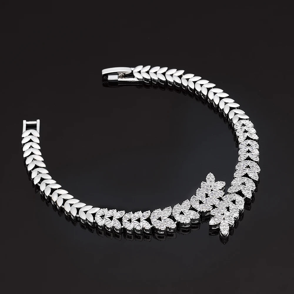 Wedding Jewelry Set for Women 4 Pieces Bridal Collection Set