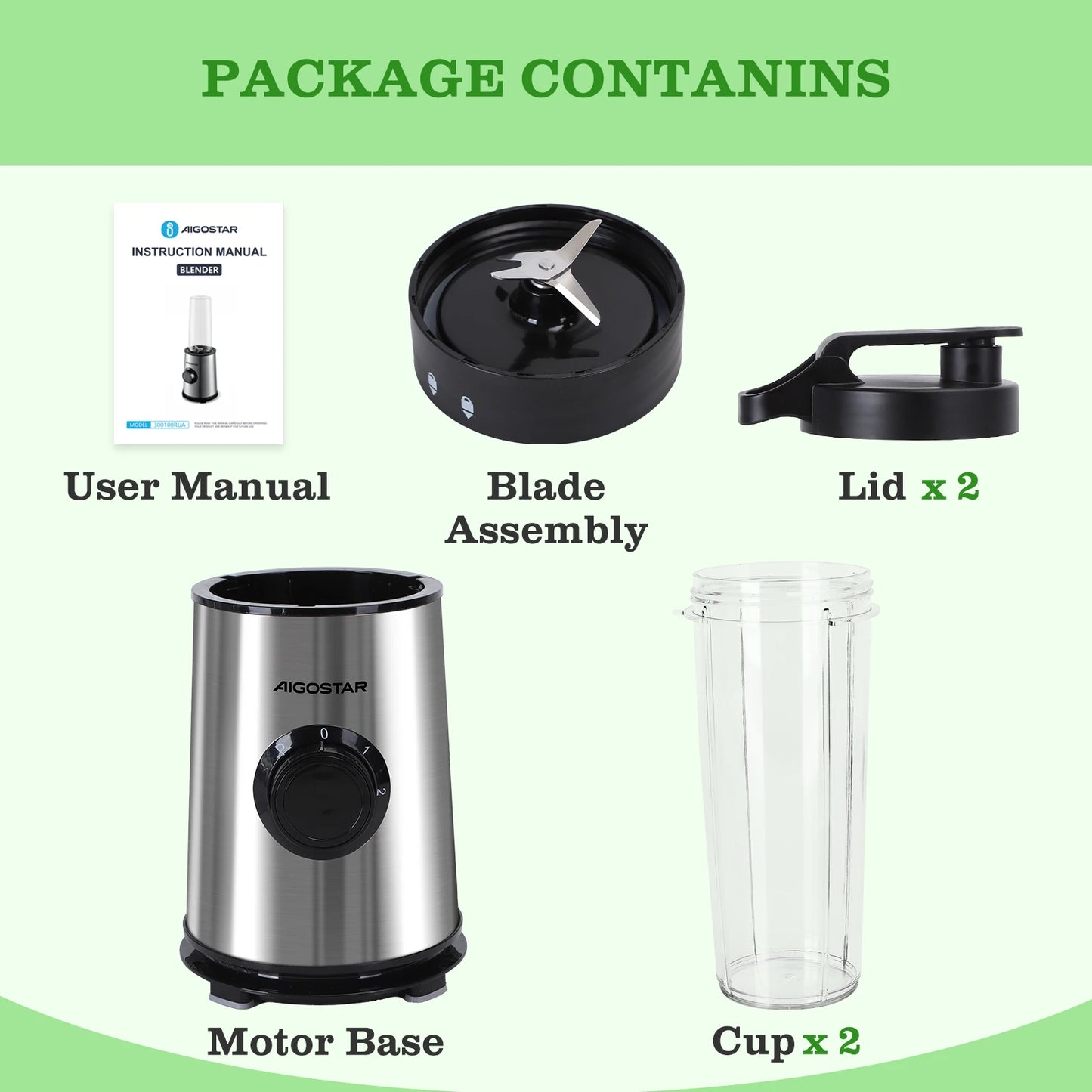 Portable 600W High Power Mixer with 800ml Jug, Stainless Steel, BPA Free, Ideal for Smoothies and Juices.