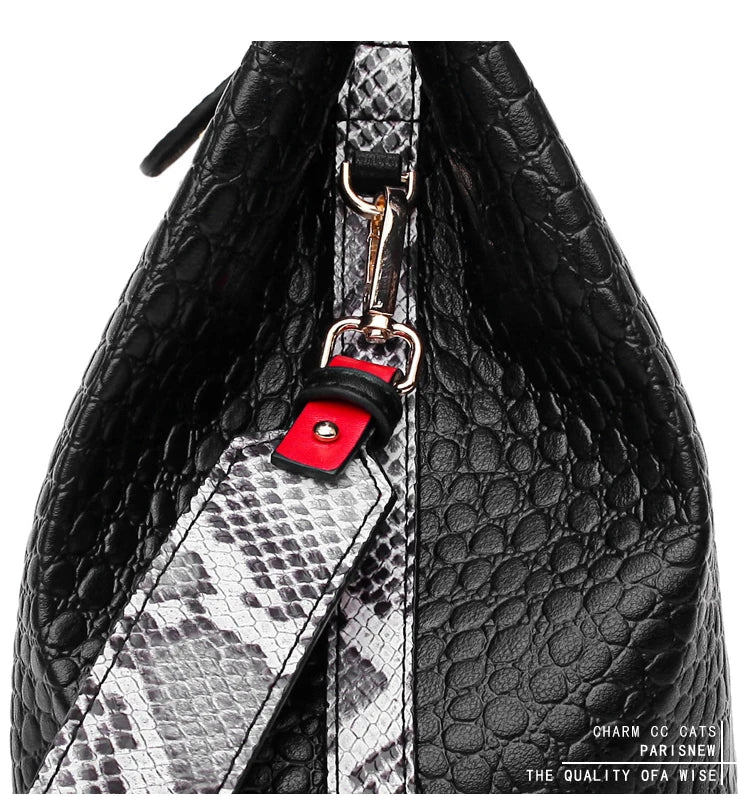 Brand Crocodile pattern Leather luxury Handbags Designer High Quality alligator large capacity Lady Shoulder Crossbody Bag