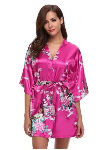Home Wear Yukata Bathing Robe Japanese Style Nightgown Pijamas