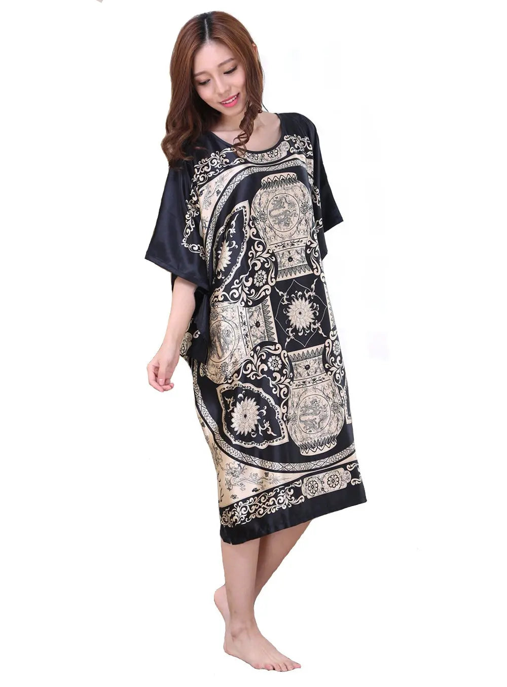 Satin Lace Sleepwear Nightwear Pyjama Women Home Clothingwear