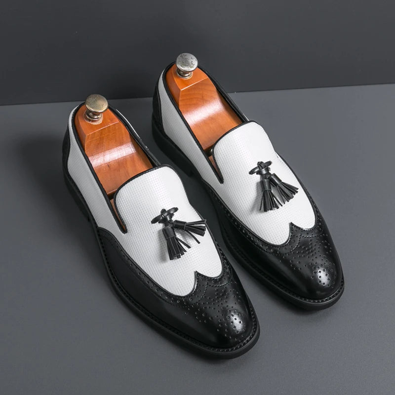 Leather Moccasins Comfortable For Wedding and Office Designer Shoes