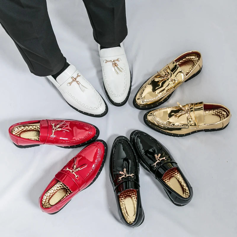 Loafers Tassel Fashion Leather Casual Shoes for Men