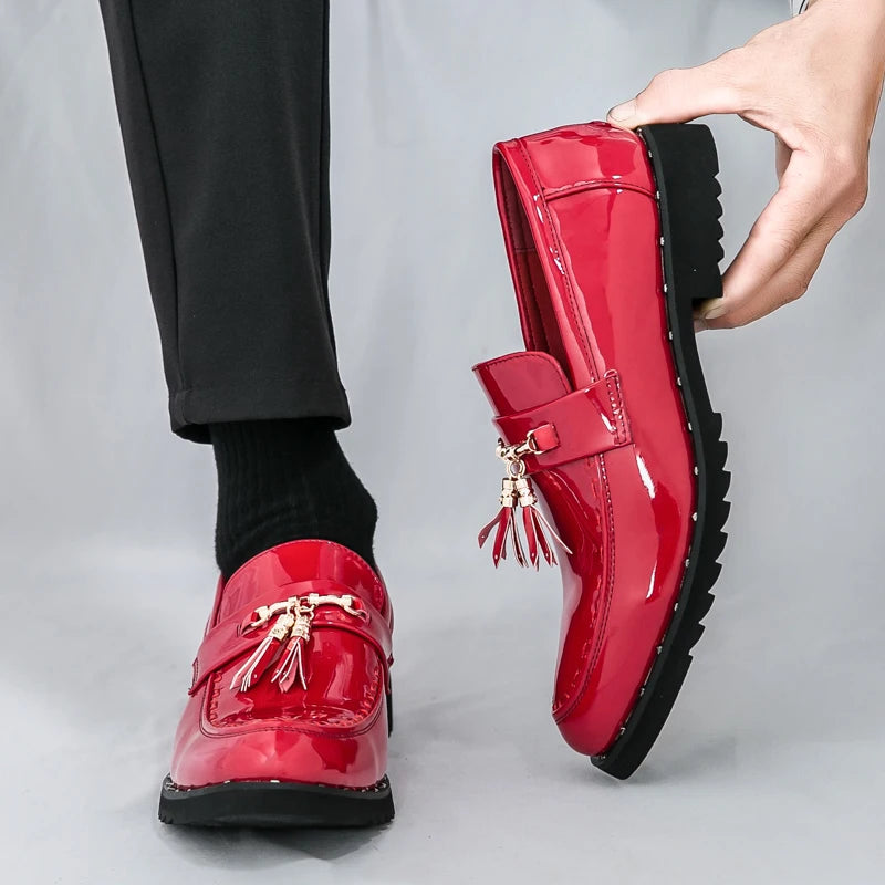 Loafers Tassel Fashion Leather Casual Shoes for Men