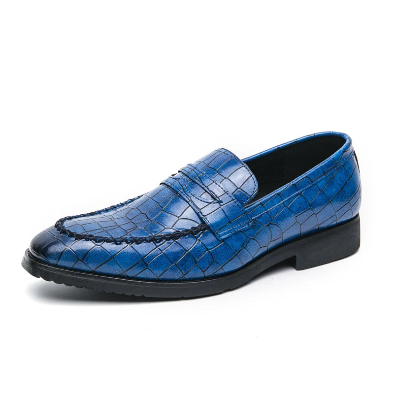 Luxury Loafers Men Slip-On Business,Office and Wedding Dress Driving Shoes