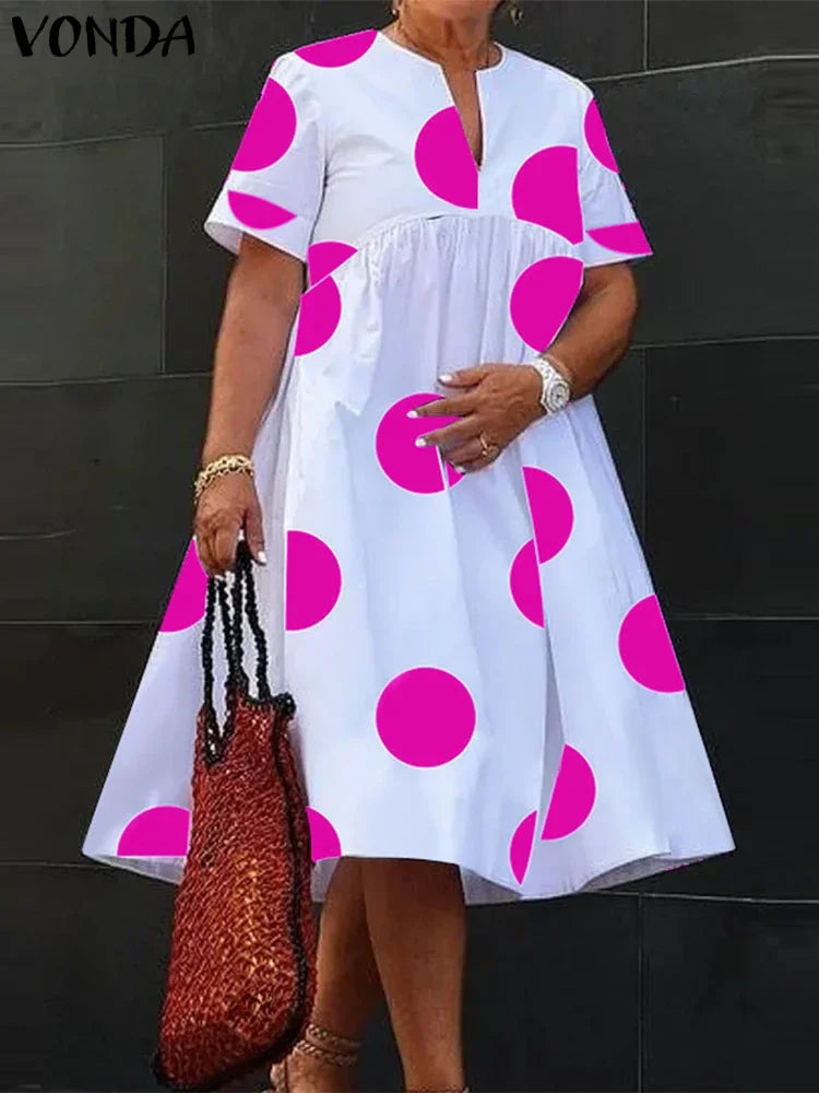 Plus Size Maxi Long Neck Party/Outing Elegant Dress