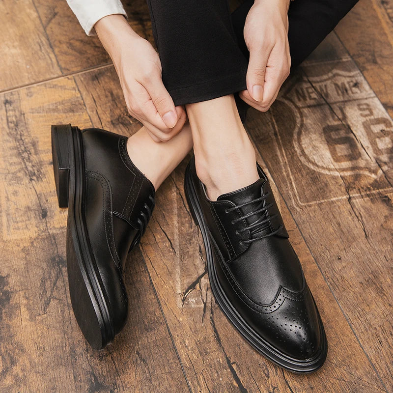 Vintage official and business classic men's shoes