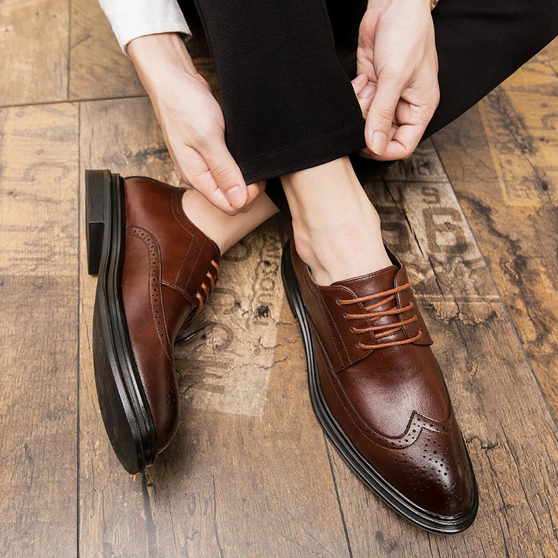 Vintage official and business classic men's shoes
