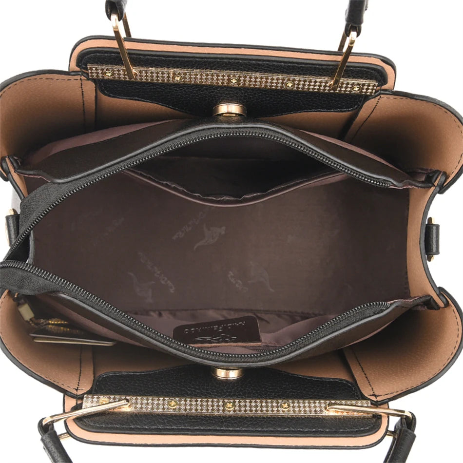 Shoulder Crossbody Sac Ladies Large Capacity Leather Handbags