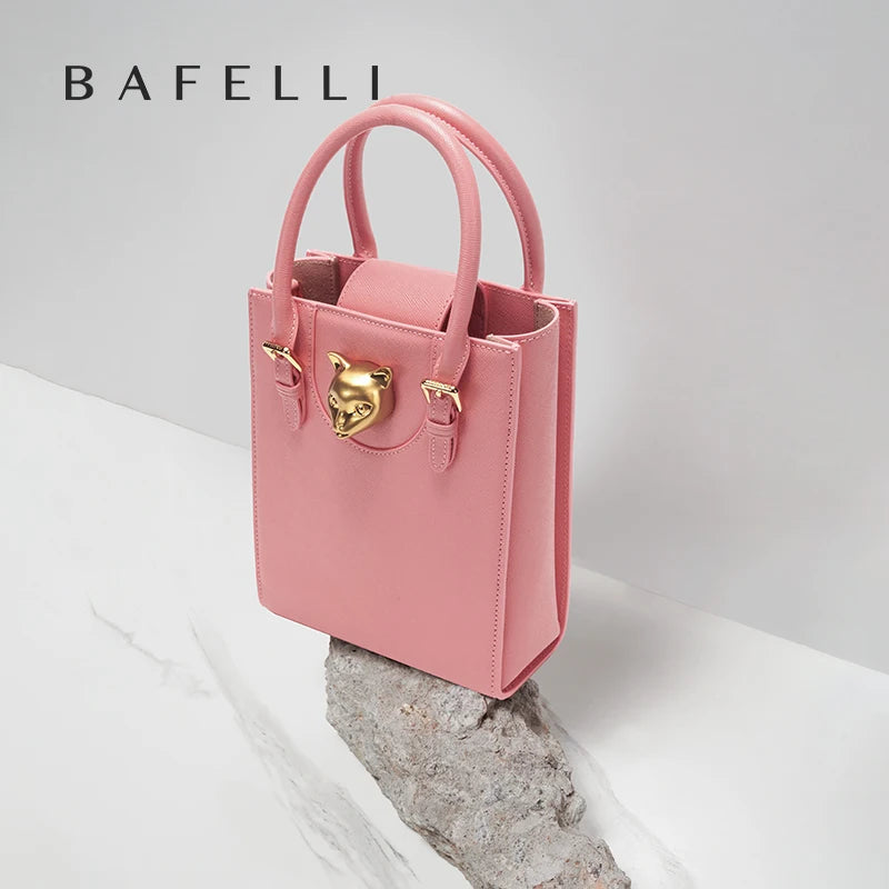 BAFELLI 2025 NEW WOMEN'S HANDBAG CAT LUXURY BRAND DESIGNER ORIGINAL STYLE TRENDING SHOULDER CASUAL BAGS