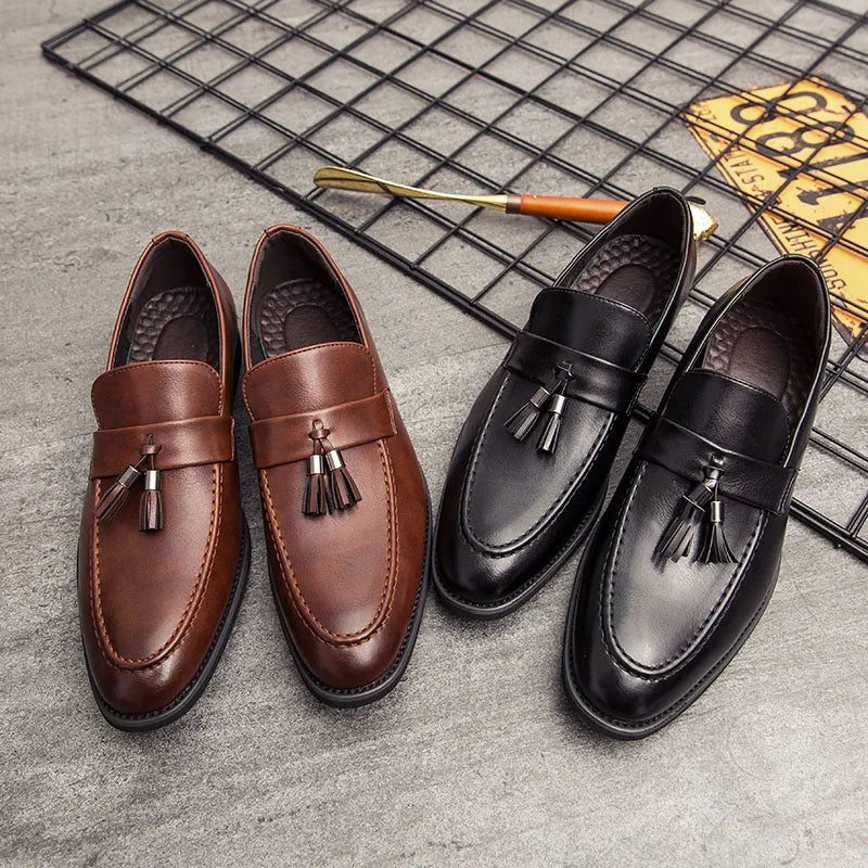 Breathable Leather Moccasins Comfortable designer shoes For Men