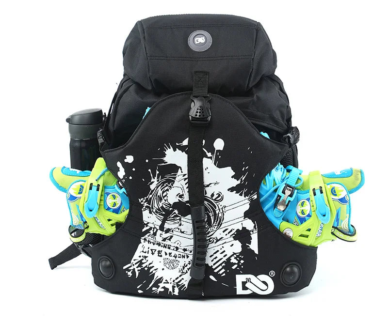 Fashion Outdoor Bags Unisex Professional Roller Skates Backpack