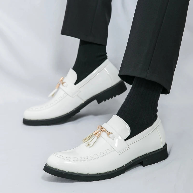 Loafers Tassel Fashion Leather Casual Shoes for Men