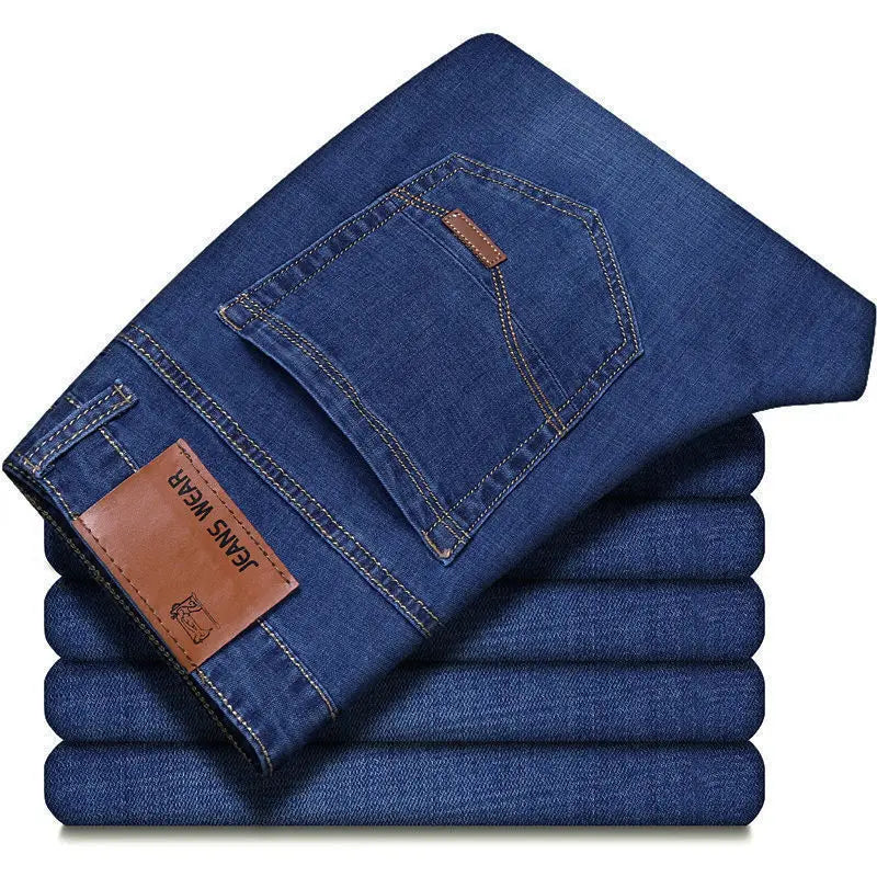 Classic Style Casual Stretch Slim Denim Jean For Men