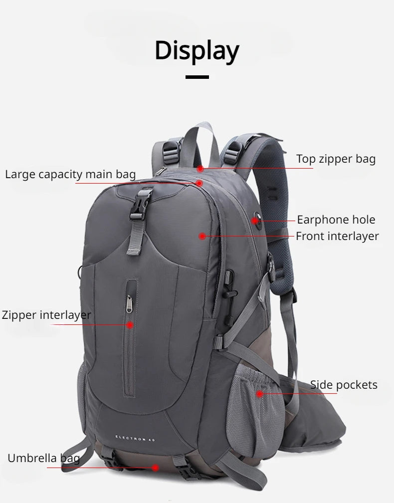 Backpacking Travel And Hiking Outdoor Mountaineering Bags
