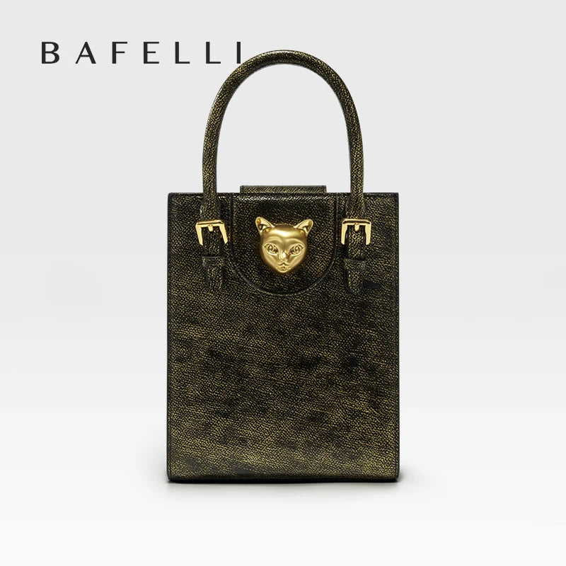 BAFELLI 2025 NEW WOMEN'S HANDBAG CAT LUXURY BRAND DESIGNER ORIGINAL STYLE TRENDING SHOULDER CASUAL BAGS