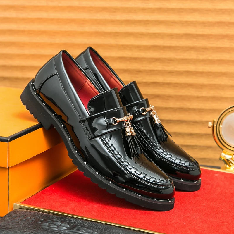 Loafers Tassel Fashion Leather Casual Shoes for Men
