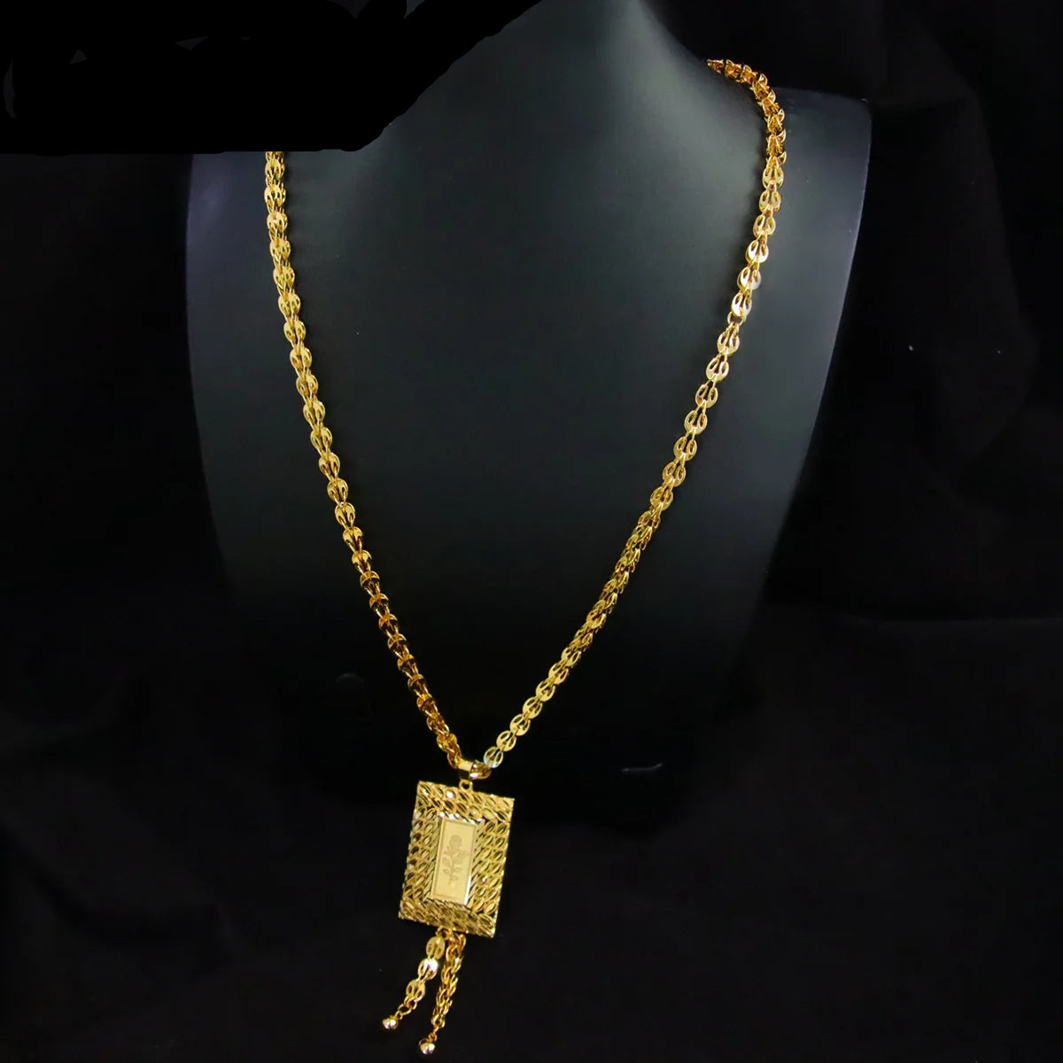 Necklace 21k Gold Plated Luxury Wedding Party set