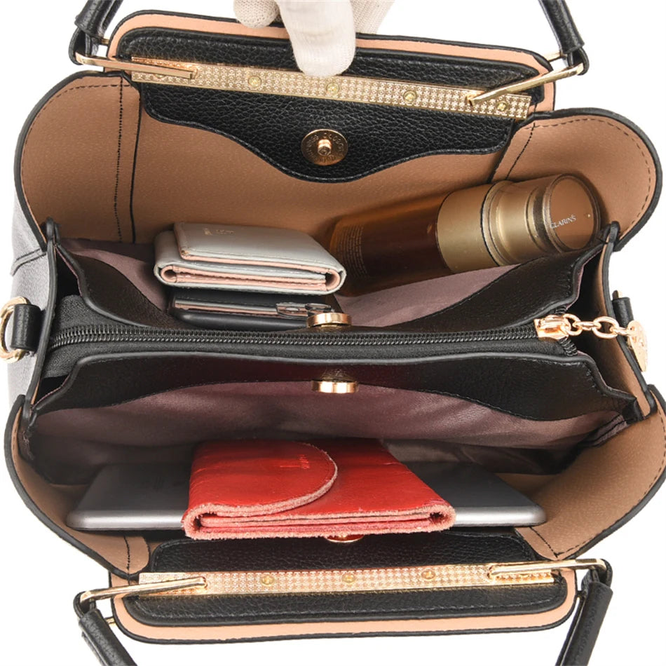 Shoulder Crossbody Sac Ladies Large Capacity Leather Handbags