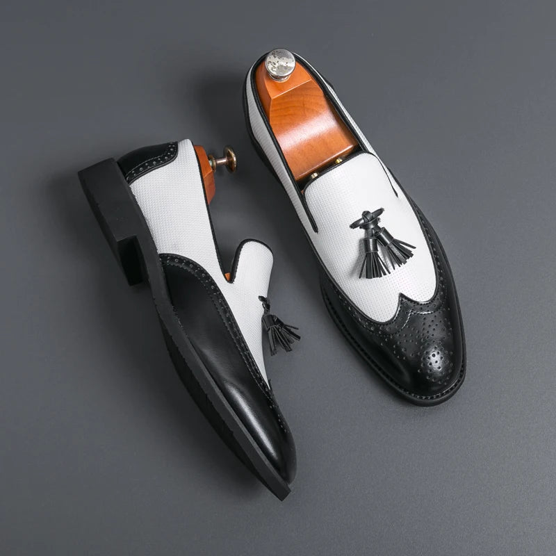 Leather Moccasins Comfortable For Wedding and Office Designer Shoes