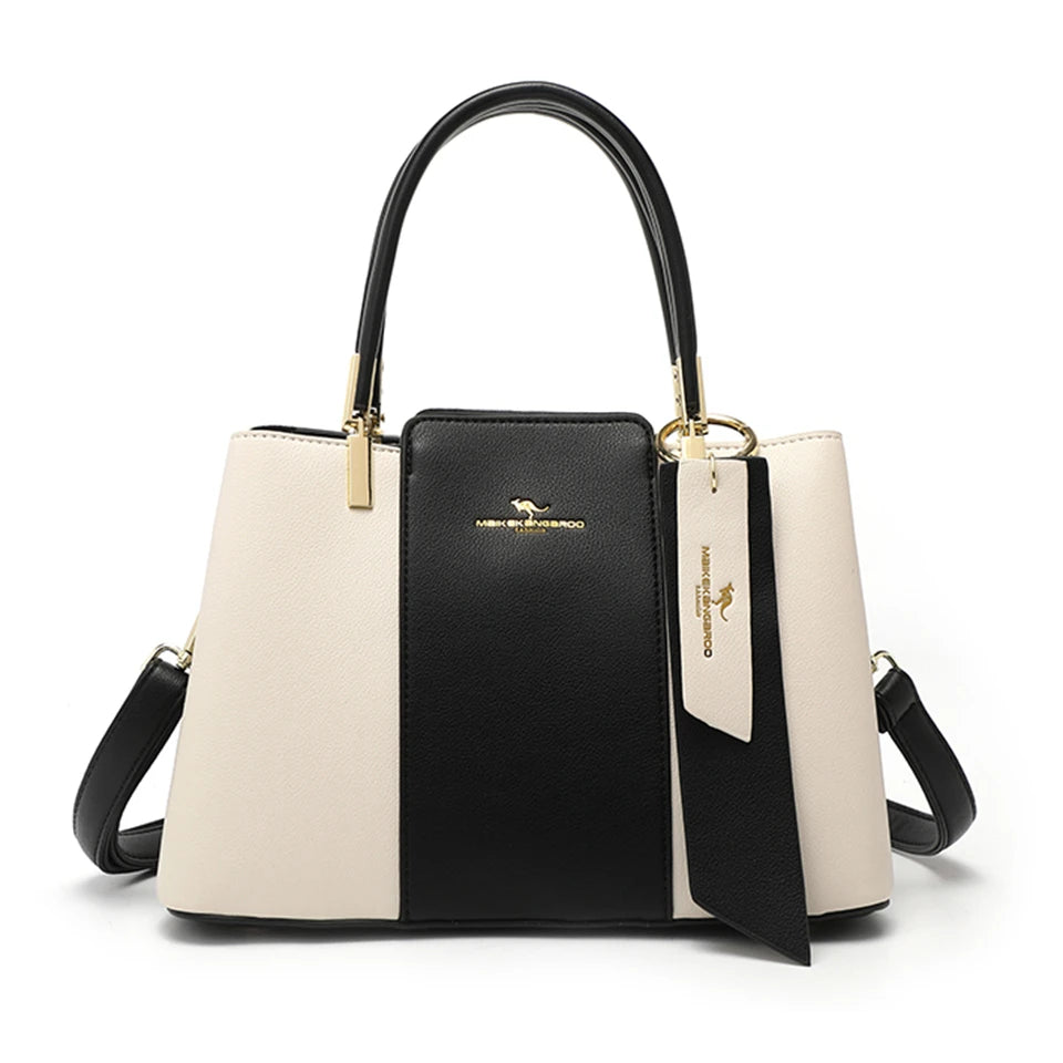 Luxury Leather Handbag Large Capacity and Soft