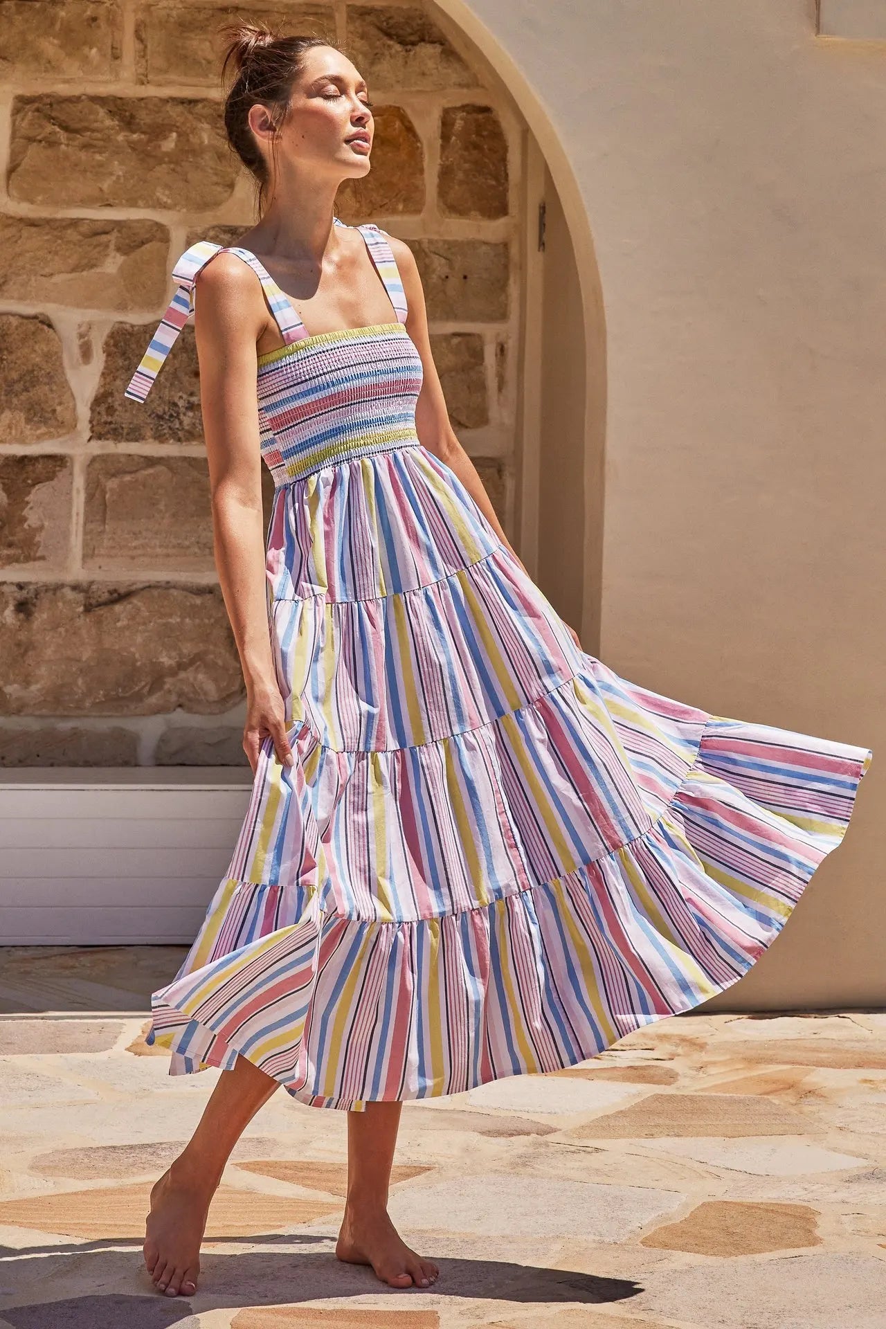 Sexy Sleeveless Hot Girl Strap Long Casual Comfortable Dress For Women