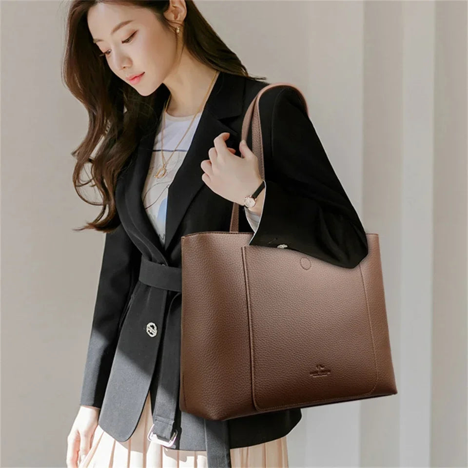 Leather Luxury Designer Hand and Shoulder Ladies Bag