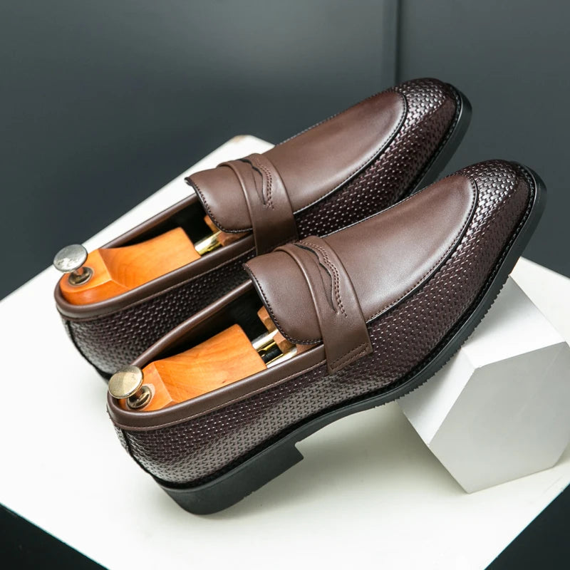 Classic Loafers Slip-on Plus Size 45 46 Original Office and Business Shoes