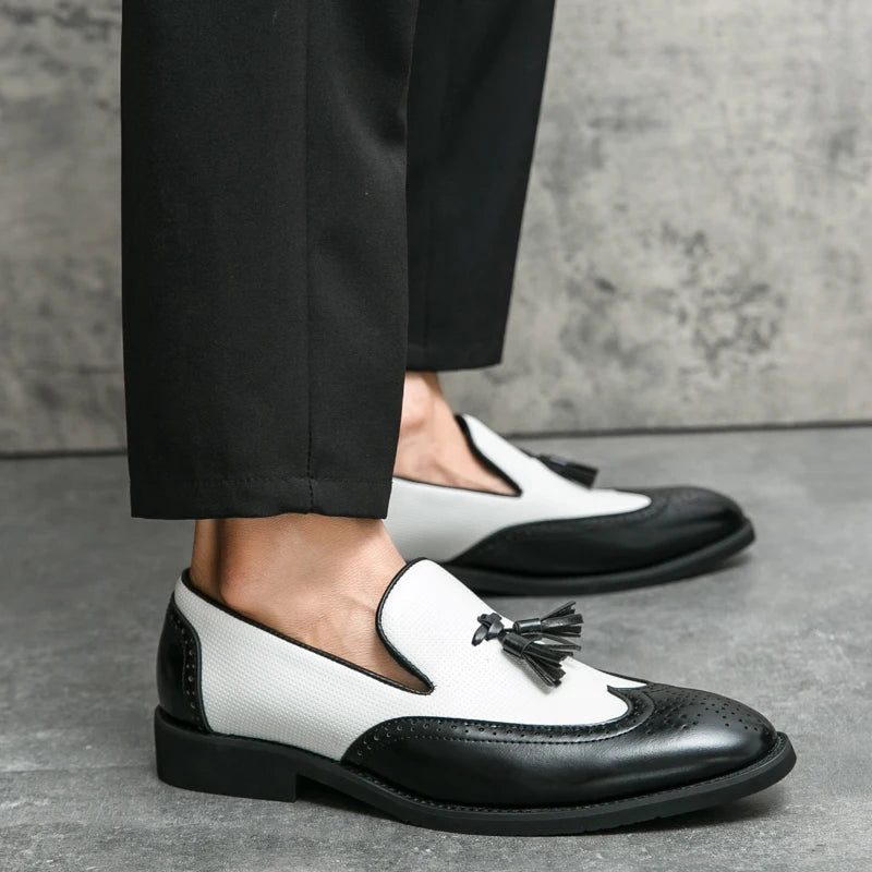 Leather Moccasins Comfortable For Wedding and Office Designer Shoes