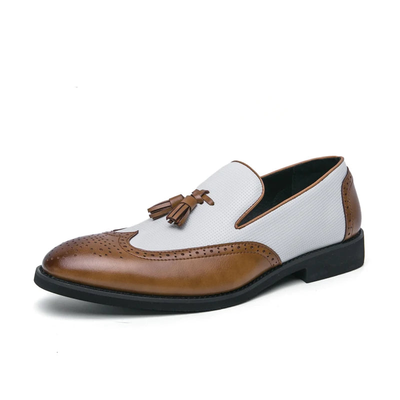 Leather Moccasins Comfortable For Wedding and Office Designer Shoes