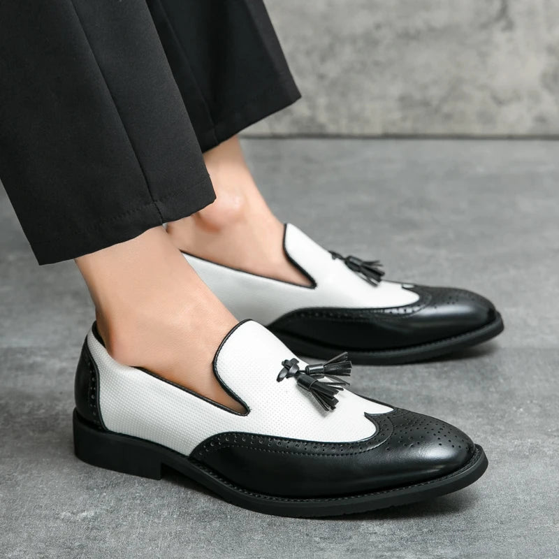 Leather Moccasins Comfortable For Wedding and Office Designer Shoes