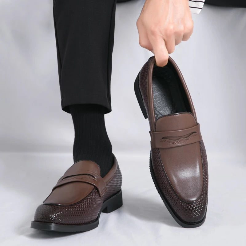 Classic Loafers Slip-on Plus Size 45 46 Original Office and Business Shoes
