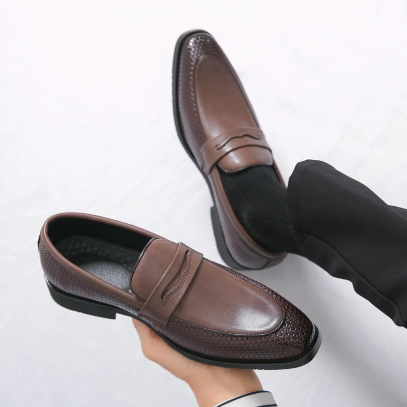 Classic Loafers Slip-on Plus Size 45 46 Original Office and Business Shoes