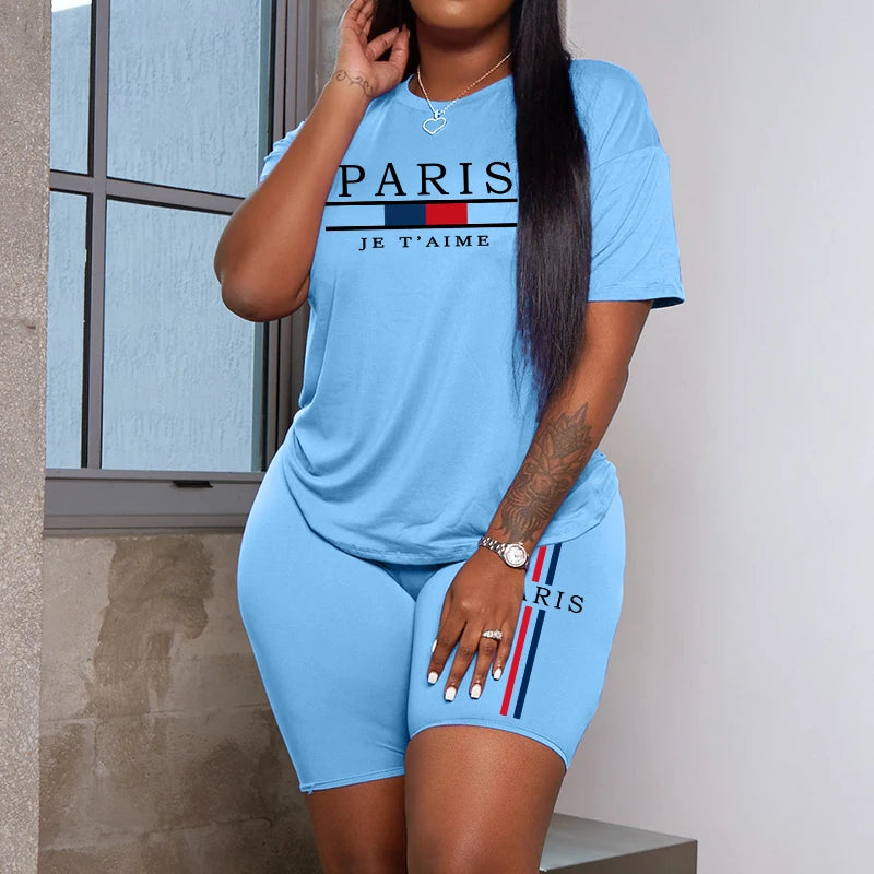 Summer Daily Casual Sporty Shorts Set Outdoor Comfortable Soft Outfits