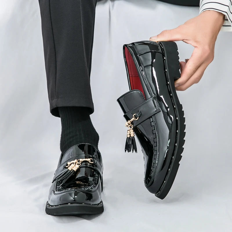 Loafers Tassel Fashion Leather Casual Shoes for Men