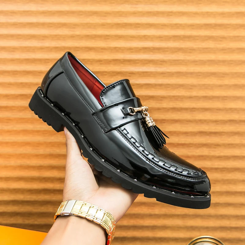 Loafers Tassel Fashion Leather Casual Shoes for Men