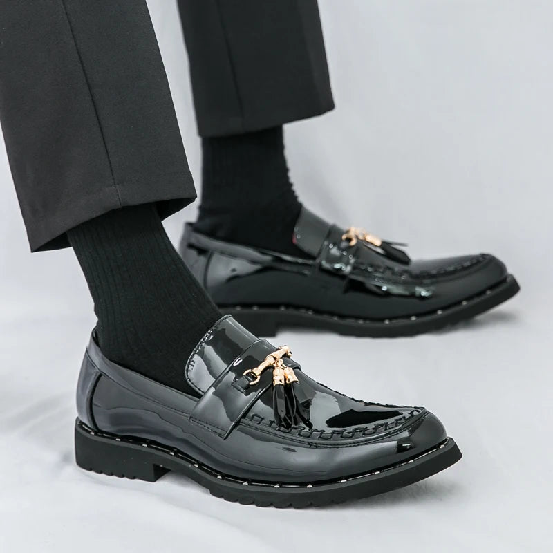 Loafers Tassel Fashion Leather Casual Shoes for Men
