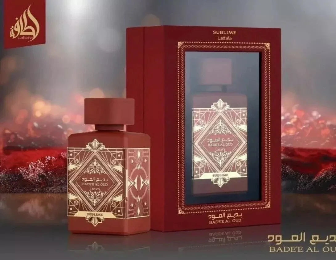 Lattafa perfume for women - badee al oud sublime lattafa 100 ml., Red. Original Dubai Perfume