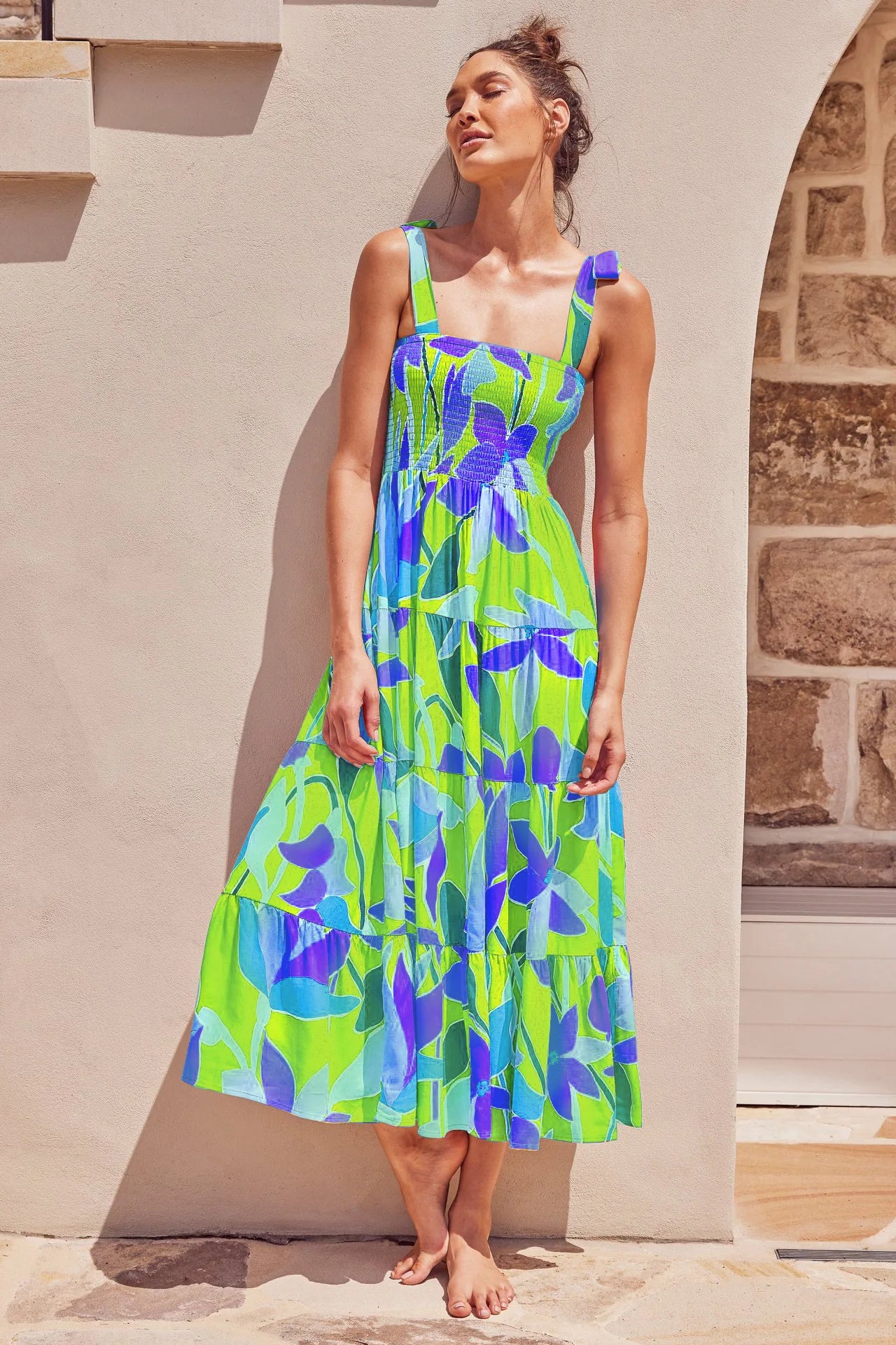 Sexy Sleeveless Hot Girl Strap Long Casual Comfortable Dress For Women