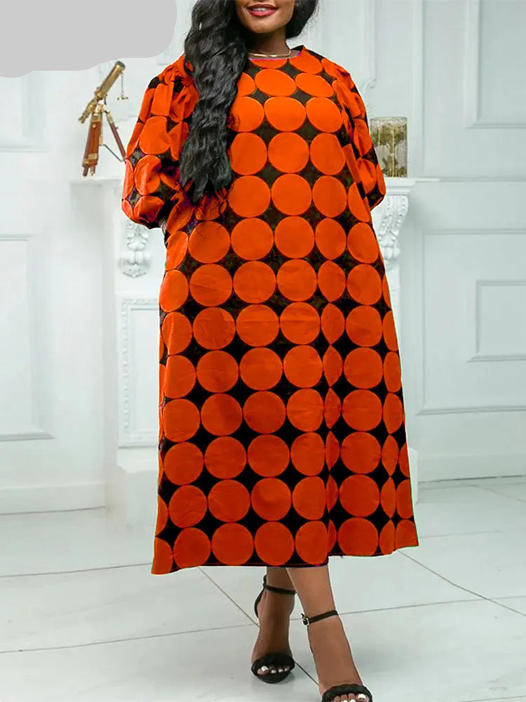 Long Shirt Dress Sundress Summer Puff Sleeve Loose Casual