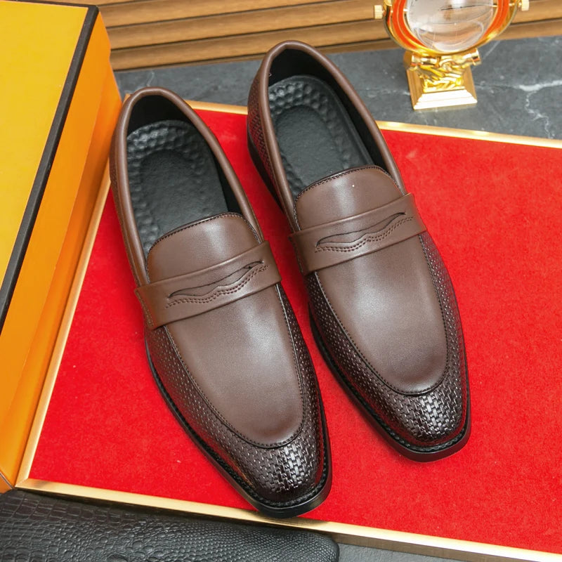 Classic Loafers Slip-on Plus Size 45 46 Original Office and Business Shoes