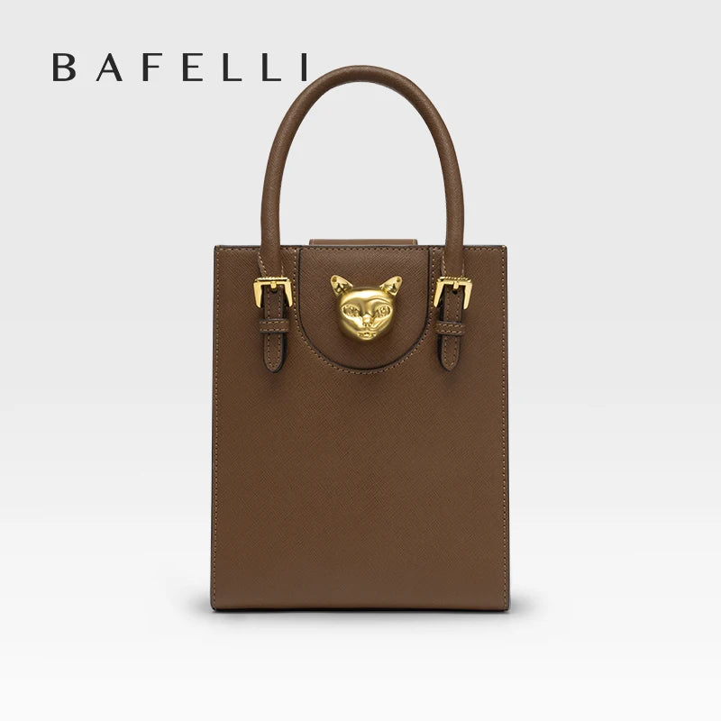 BAFELLI 2025 NEW WOMEN'S HANDBAG CAT LUXURY BRAND DESIGNER ORIGINAL STYLE TRENDING SHOULDER CASUAL BAGS