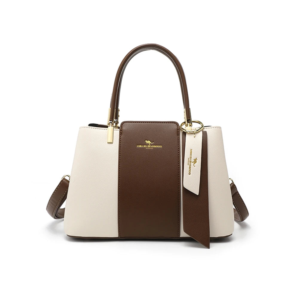 Luxury Leather Handbag Large Capacity and Soft