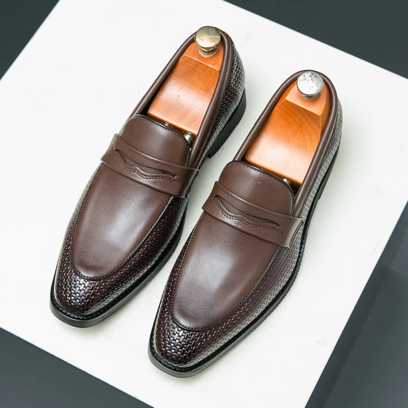 Classic Loafers Slip-on Plus Size 45 46 Original Office and Business Shoes
