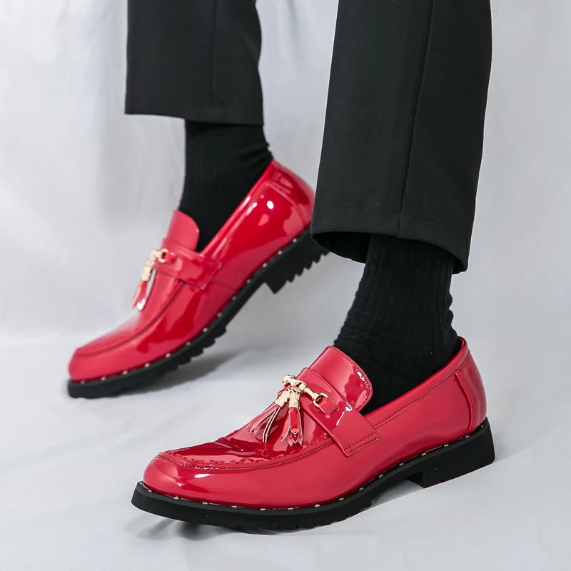 Loafers Tassel Fashion Leather Casual Shoes for Men
