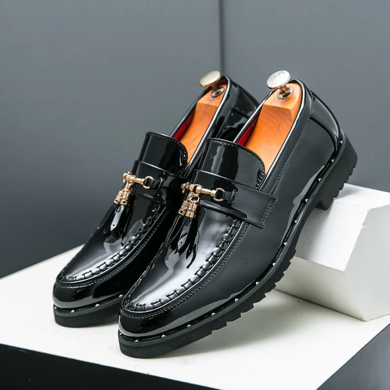 Loafers Tassel Fashion Leather Casual Shoes for Men