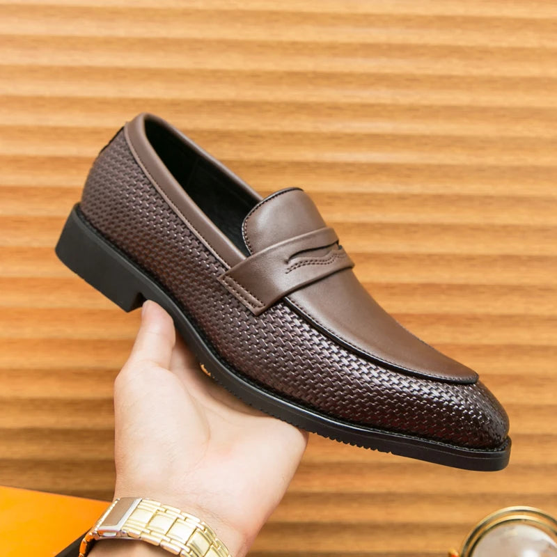 Classic Loafers Slip-on Plus Size 45 46 Original Office and Business Shoes