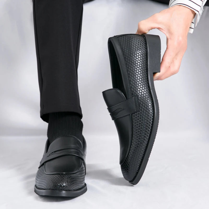 Classic Loafers Slip-on Plus Size 45 46 Original Office and Business Shoes