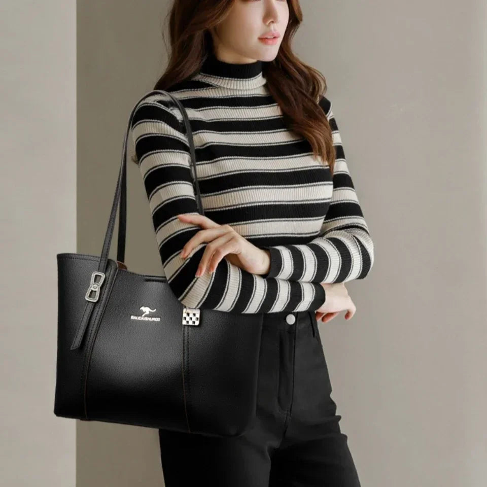 Large Capacity Shoulder Crossbody Leather bag